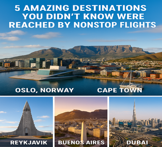 پنچ مقصد شگفت انگیز با یک پرواز